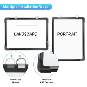 Desktop Portable Mini Small Dry Erase Board Wall Hanging Magnetic Double-Sided Whiteboard For Kids Drawing Planning Memo Board