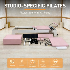 Reformer <span class=keywords><strong>Pilates</strong></span> de qualité supérieure pour salle de sport, résistance avancée, disponible en plusieurs couleurs pour usage commercial - Product Image 3