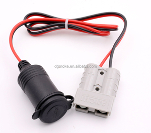 ANCHI 50A IP67 Su Geçirmez 600V 10AWG Saf Bakır İletkenli SPT-2 Silikon Kılıflı 30cm Araç Çakmak Soketi Kablosu (Motosiklet için) - Product Image 5
