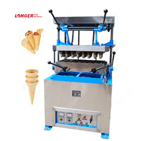 Machines à fabriquer des cornets de pizza et des cornets de glace à prix d'usine commercial, en vente