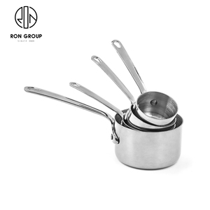Set di Pentole Antiaderenti in Acciaio Inox, Padelle e Pentolini in Rame Dorato Rosa, Mini Utensili da Cucina per Ristoranti - Product Image 6