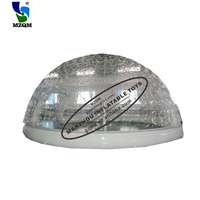 Tente claire gonflable commerciale de dôme de bulle de PVC pour le camping et la barre de partie pour des événements extérieurs