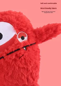 Juguete Masticable para Perros con Ojos Grandes, Resistente a Mordidas, para Masticar y Limpiar los Dientes, Juguete de Peluche para Cachorros, Juguete Interactivo con Sonido - Product Image 6