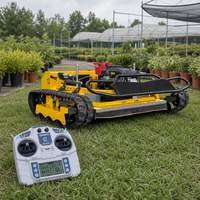 Tondeuse rotative télécommandée Shop Treasure avec fonction neige, tondeuse autoportée diesel, robot tondeuse à essence, tondeuse ATV