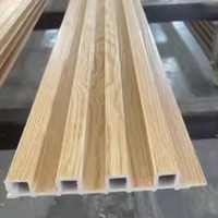 Planches de terrasse en WPC écologiques, sans peinture, durables, pour allées extérieures