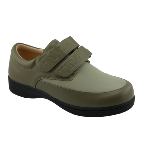Scarpa diabetica Taupe leggera con soletta Extra profonda - Product Image 1