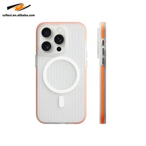 Frosted sọc hình học không dây phí điện thoại trường hợp đối với <span class=keywords><strong>iPhone</strong></span> 16 15 14 Pro Max 12 13 Pro 15 16 cộng với chống-mùa thu bội thu chống trượt - Product Image 4