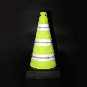 Cône de signalisation LED pliable compact, facile à transporter, 41 cm, outil d'urgence portable pour <span class=keywords><strong>le</strong></span> stationnement des voitures et les secours routiers - Product Image 2