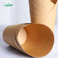 Boîtes à collation pour bébé en papier kraft recyclable à paroi simple jetables personnalisées