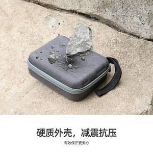 Sunnylife Insta360 Go Ultra Case EVA Shockproof Zipper <b>Camera</b> Protection <b>Bag</b> For Action <b>Camera</b> Accessories Storage - Product Image 5