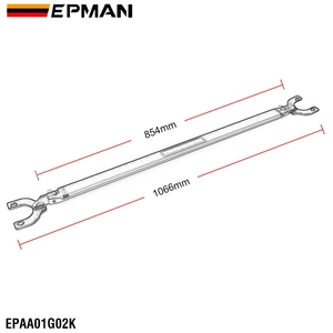 Barre de liaison arrière EPMAN noire pour 92-00 Civic EG <span class=keywords><strong>EK</strong></span> 93-97 Del Sol 94-01 Integra DC2 EPAA01G02K - Product Image 3