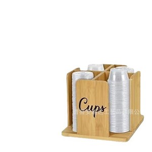 <b>Wooden</b> Cup Storage <b>Box</b> 4-7 Compartments Rectangle Standing Type Multifunctional Organizer for <b>Tea</b> Coffee Cups - Product Image 1