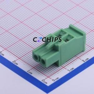 KF2EDGKA-5.0-2P Plug-in Terminal Block P=5mm Connector ( Connector Type: Plug )( Construction: 1x2P )( Pitch: 5mm ) - Product Image 1