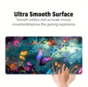 Alfombrilla <span class=keywords><strong>de</strong></span> Escritorio Extra Grande con Diseño <span class=keywords><strong>de</strong></span> Mariposas Vibrantes, Base <span class=keywords><strong>de</strong></span> Alta Calidad, Alfombrilla <span class=keywords><strong>de</strong></span> Ratón con Escena Submarina Colorida, Ideal como Alfombrilla <span class=keywords><strong>de</strong></span> Ratón Extragrande - Product Image 4