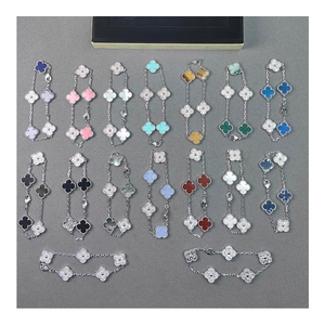 กำไลข้อมือลูกปัดสามแฉกคุณภาพสูง กำไลอาเกตคลาสสิกทันสมัยสำหรับผู้หญิงและเด็ก ขายส่งจากโรงงาน - Product Image 1