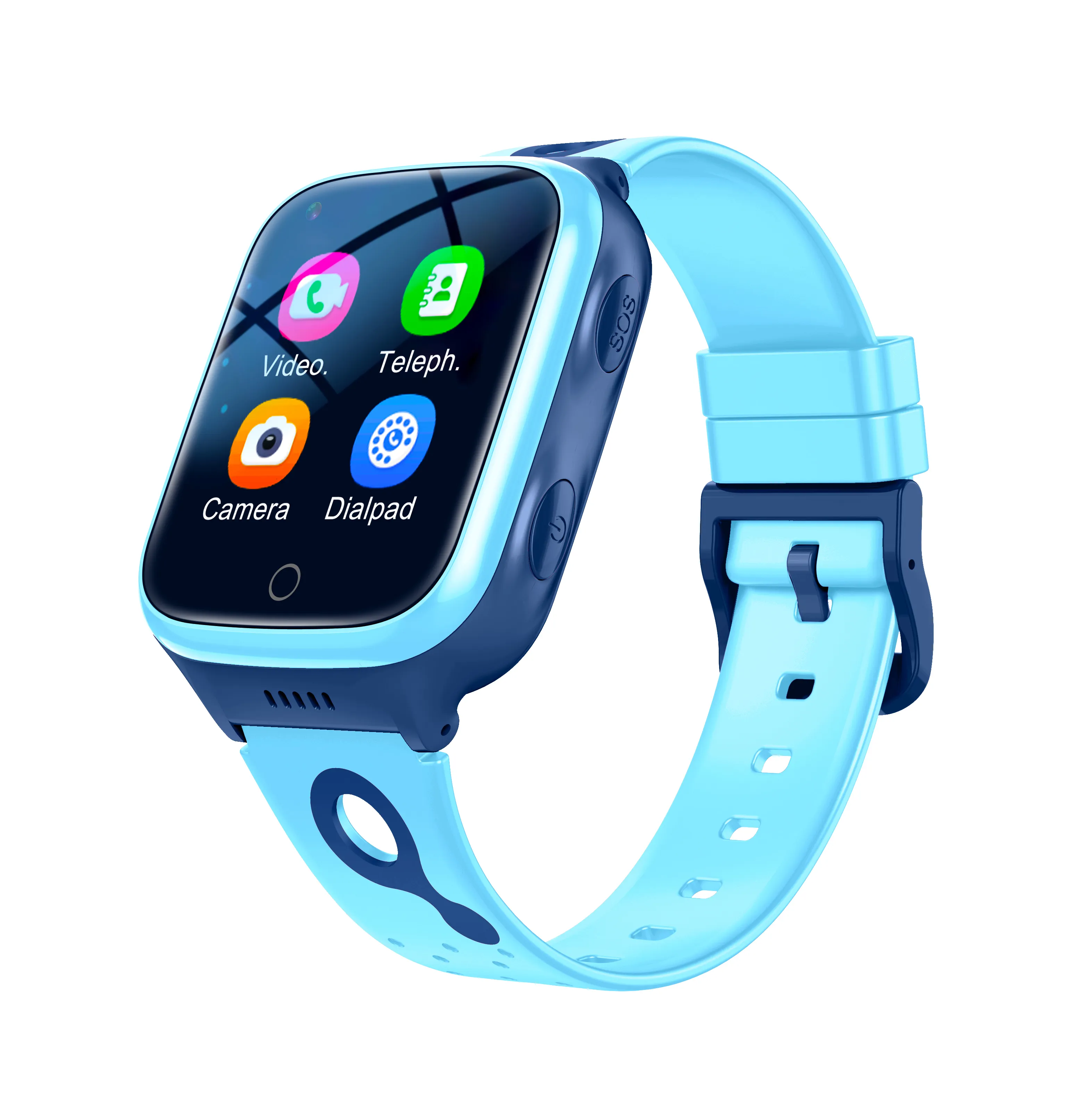 1.69 Inch Screen Children Gifts Ultra kids smart watch with Video Call 1000Mah Wifi Location SOS Call Back Monitor and GPS