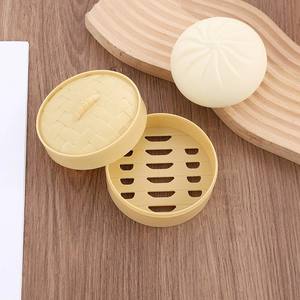 CHENXI Pelota Antiestrés Blanda, Juguete de Descompresión con Forma de Bollo al Vapor, Juguetes de Desestresamiento con Forma de Dumpling - Product Image 5