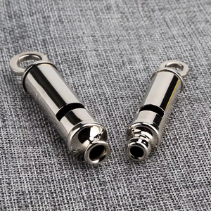 Высококачественная подвесная веревка из нержавеющей стали, металлический спасательный свисток, безъядерный рефери, тренировочный свисток для выживания - Product Image 3