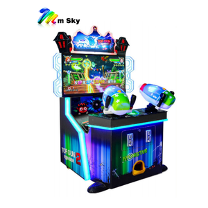 Emocionante Máquina de Videojuegos Arcade para Niños, Operada con Monedas, para 2 Jugadores, Pantalla LCD de 42 Pulgadas, Juego de Disparos, para Interiores, con Caja de Madera, con Tickets de Ganancia - Product Image 4