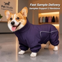 Veste d'extérieur pour chien 2026, imperméable en nylon, avec doublure matelassée, protection intégrale, prix usine
