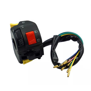 Interrupteurs de guidon de <span class=keywords><strong>moto</strong></span> ATV 7/8 pouces 22 mm, interrupteurs de phare, de feux antibrouillard, de clignotants, de klaxon avec <span class=keywords><strong>faisceau</strong></span> de câblage - Product Image 4