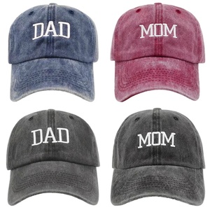Casquette de baseball de haute qualité, imperméable, en coton lavé, à 5 panneaux, style formel, sportif, vintage, avec broderie motif fruits, pour papa et maman - Product Image 2