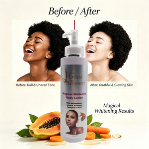 Lozione Corpo Sbiancante Magica <span class=keywords><strong>a</strong></span> Marchio Privato, Riduce le Discromie, Idratante, Anti-Rughe, con Glutatione, Papaya e Carota per Donne - Product Image 2