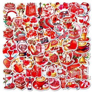 56 Pegatinas de Graffiti de Estilo Moderno con Diseño de Amor, para Decorar Cuadernos, Computadoras, Tazas, Pegatinas de PVC en Promoción - Product Image 1