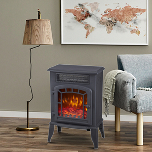 Chauffage électrique PTC avec sortie d'air supérieure, effet de flamme simulé, plusieurs réglages de chaleur - Product Image 4