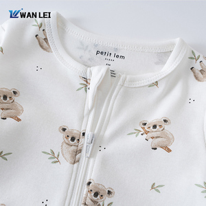 <span class=keywords><strong>Pyjama</strong></span> bébé automne-printemps, combinaison en tricot à manches longues, vêtements de nuit pour nouveau-né, vêtements en coton doux pour bébé, combinaison unisexe - Product Image 5