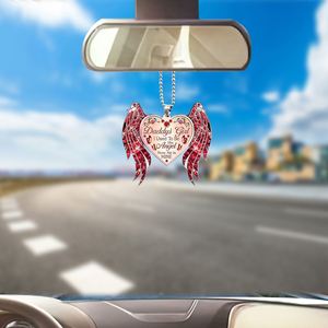 Nouveau pendentif en acrylique en forme de cœur pour la Saint-Valentin, accessoires d'amour 2D, adaptés au rétroviseur de voiture, aux sacs à dos - Product Image 3