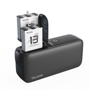 Telesin 10000mAh <span class=keywords><strong>Power</strong></span> <span class=keywords><strong>Bank</strong></span> pour <span class=keywords><strong>Go</strong></span> <span class=keywords><strong>Pro</strong></span> Hero 13 Camera Battery/Smartphone Charger box - Product Image 1