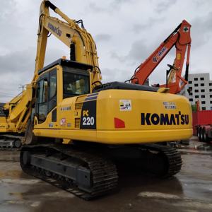 รถขุดแบบติดตาม PC220-8N1 Komatsu มือสองของ22ton ใช้รถขุด Komatsu สำหรับงานวิศวกรรมในเซี่ยงไฮ้ - Product Image 3