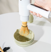 Brosse électrique Matcha à réglage en une étape Fouet portable rechargeable pour mélange de café et boissons Matcha