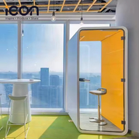 Cabine de bureau acoustique ignifuge - Cabine de réunion insonorisée pour hôpital et projet de studio