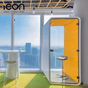 Chống Cháy Acoustic Văn Phòng Pod Sự Riêng Tư Gian Hàng Hấp Thụ Âm Thanh Ngủ Pod Văn Phòng Khung Nhôm Bệnh Viện Bên Ngoài Phòng Thu Trung Tâm Mua Sắm - Product Image 3