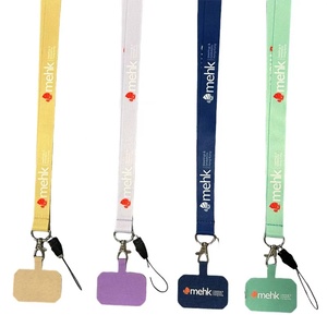 Lanière en polyester personnalisée avec logo par sublimation pour impression numérique, avec porte-carte d'identité et boucle à dégagement rapide - Product Image 1