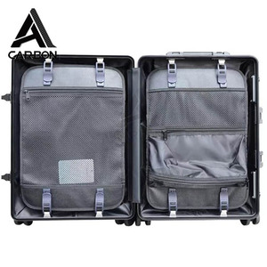 100% Real Carbon Fiber <b>Suitcase</b> 20inch Carry-On Luggage with 360 Degree Swivel Universal Silent Casters - Product Image 4