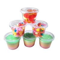 Gobelets à sauce jetables noirs de 35 ml pour restaurant, récipients ronds en plastique pour sauces à tremper, emballages alimentaires à emporter