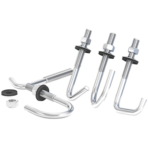 Crochets de fixation <span class=keywords><strong>pour</strong></span> tôles de toiture en acier inoxydable 304, en forme de U, en forme de L, à angle droit, boulons de fixation <span class=keywords><strong>pour</strong></span> toiture <span class=keywords><strong>ondulée</strong></span>, vis de fixation de type J, ancrage de type J - Product Image 2