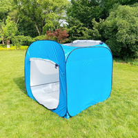 Tente d'urgence à ouverture rapide pour secours en cas de catastrophe, ignifuge, imperméable, protection UV, légère, avec cloison