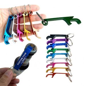 Décapsuleur en métal personnalisé en gros avec porte-clés, décapsuleur de bière en acier inoxydable pas cher, décapsuleur de bouteille personnalisé avec porte-clés - Product Image 1