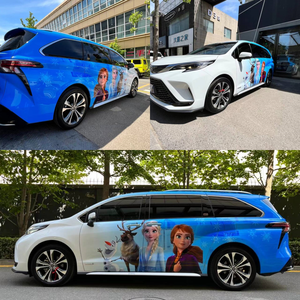 <span class=keywords><strong>Film</strong></span> de protection de carrosserie de voiture de luxe Sena, conçu sur mesure, en PVC TPU, à changement de couleur avec impression de motifs animés - Product Image 2