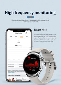 2024 Reloj inteligente clásico 4 para hombres y mujeres, juego de pantalla redonda, Modo deportivo, reloj inteligente con llamada BT para teléfono - Product Image 4
