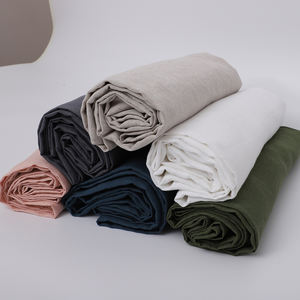 Luxe 100% linnen stof, gewassen kreukel, extra breed 290cm, op maat gemaakte kleurverf, lage minimale bestelhoeveelheid voor designer beddengoed - Product Image 4