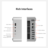Mini PC Beelink EQi-13Pro, Intel Core 13500H 12C 16T, 16GB/32GB DDR4, 500G/1TB PCIe4.0 SSD, Doble LAN, Mini Ordenador para Oficina