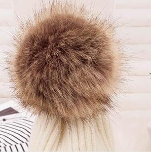 Mũ Len Thời Thượng Bán Buôn Với Pompom Màu Trơn Ấm Áp Mũ Mùa Đông Ngoài Trời Dành Cho Người Lớn Mũ Beanie Thoải Mái 2021 - Product Image 3