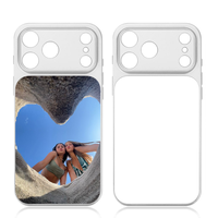 Coque de téléphone vierge 2D en TPU coloré électroplaqué pour la série iPhone 17 – Personnalisable, protection DIY