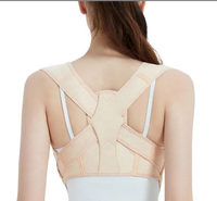 Ceinture de Correction Posturale Ajustable et Respirante, Soutien Dorsal et des Épaules