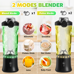 Robot culinaire portable pour la maison : Hachoir de cuisine, mixeur à smoothies, presse-agrumes manuel pour jus de fruits - Product Image 3